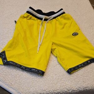 Nike Vibrant Yellow Shorts with Black Trim
